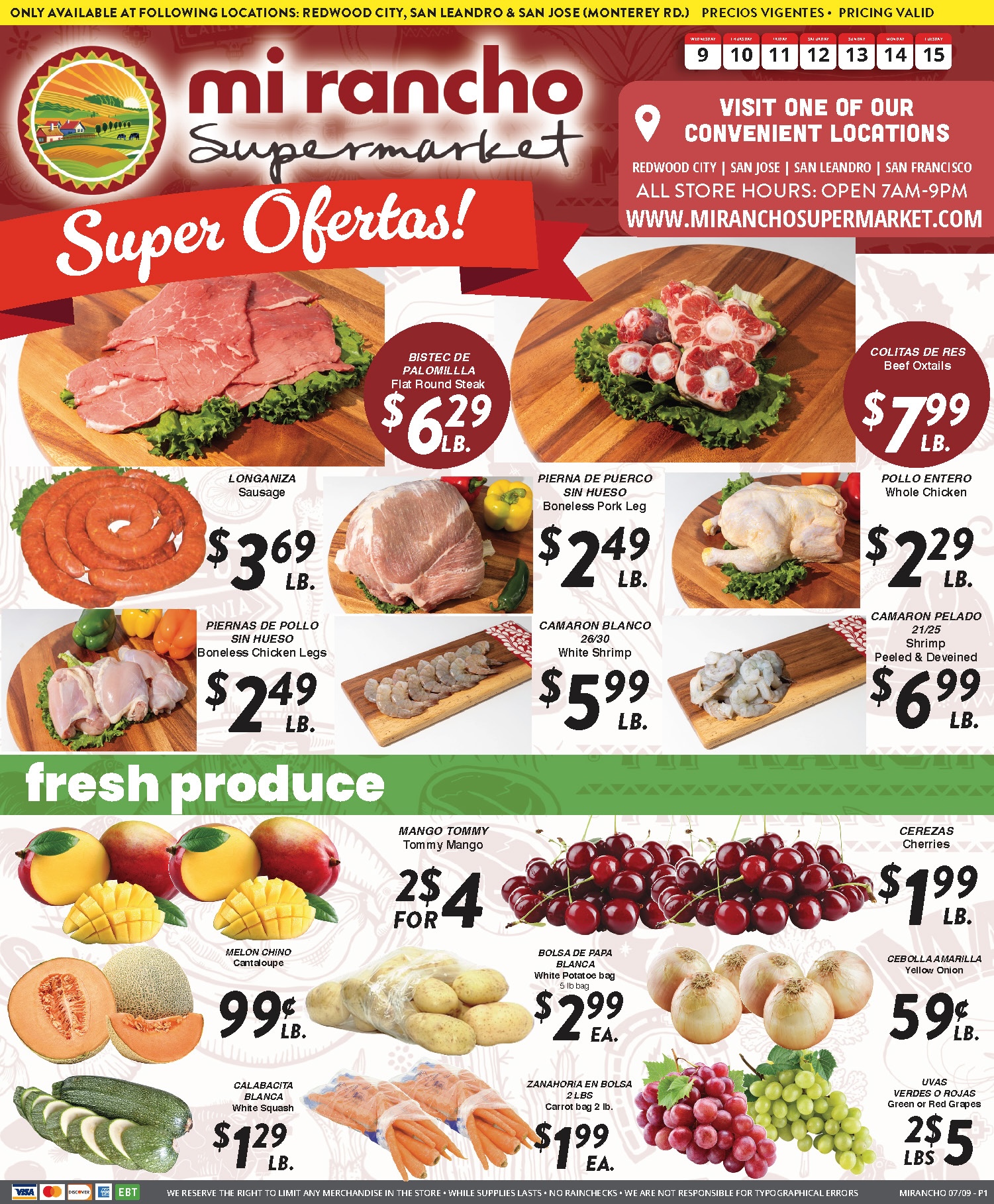 Weekly Ad Page 1
