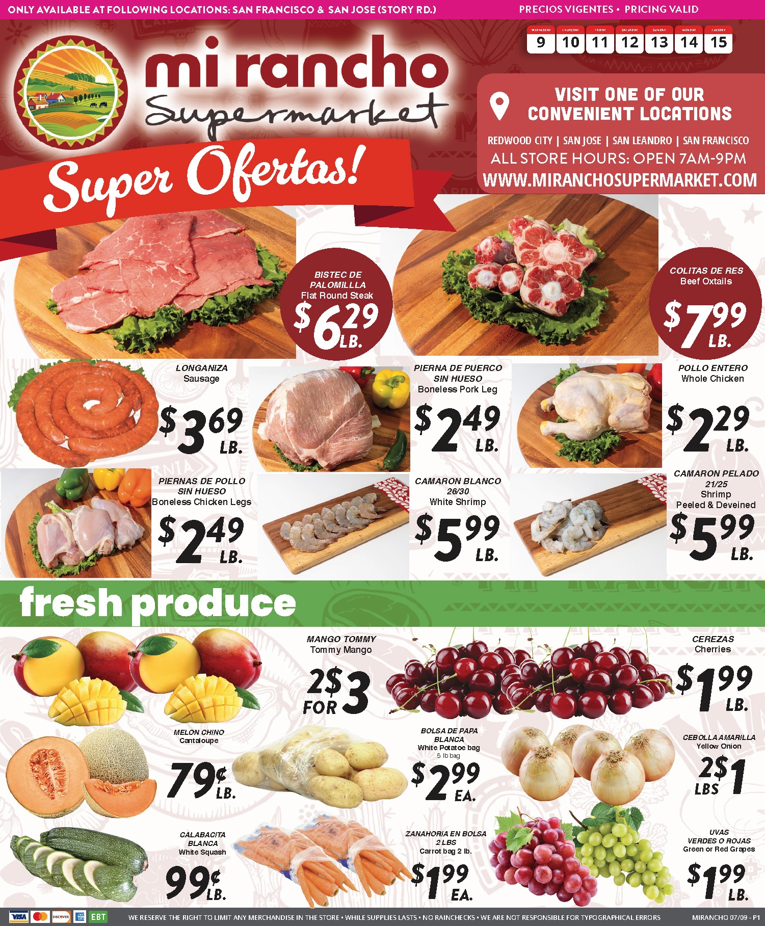 Weekly Ad Page 1