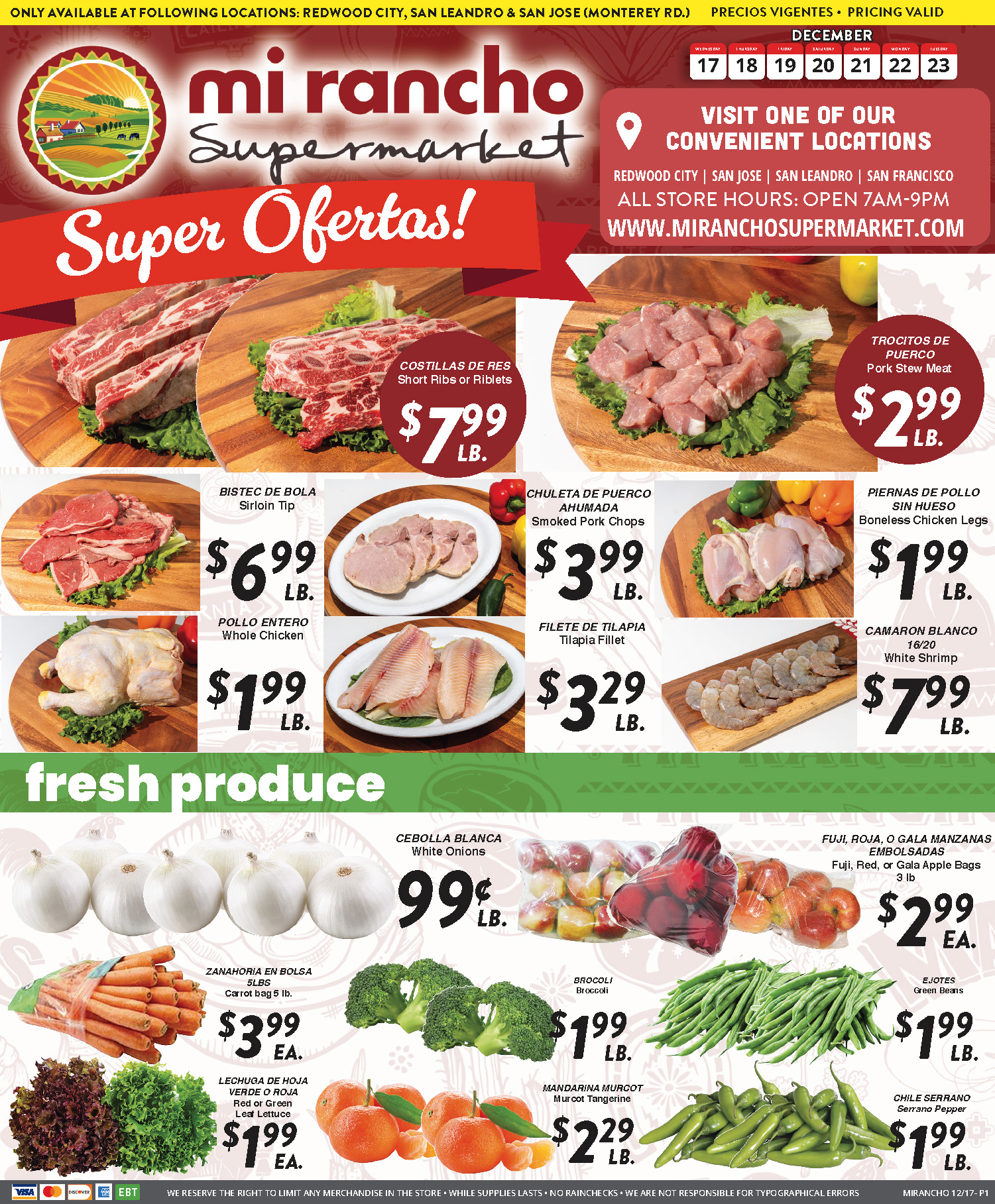 Weekly Ad Page 1