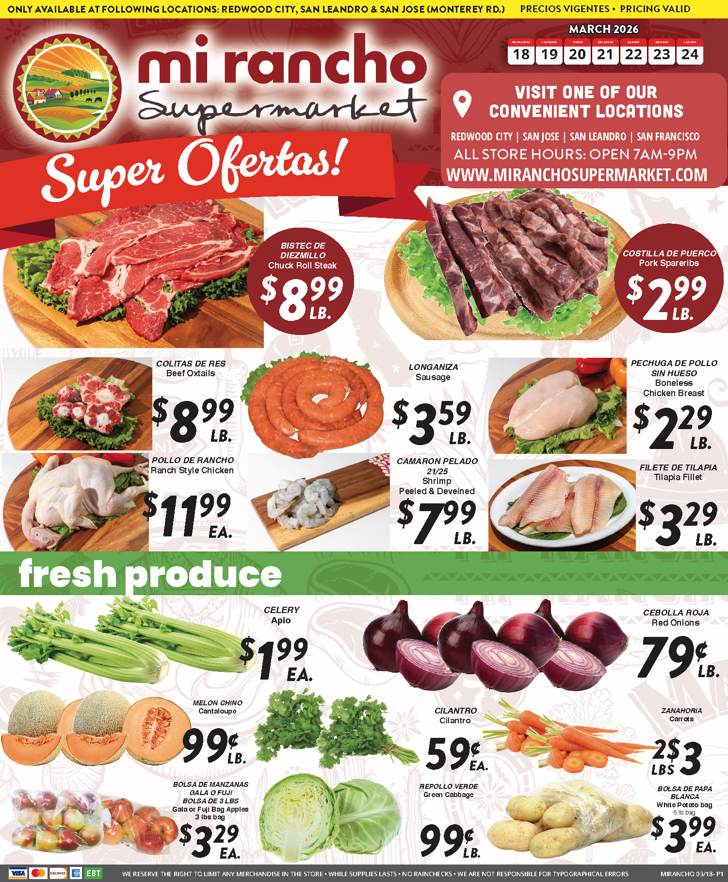 Weekly Ad Page 1