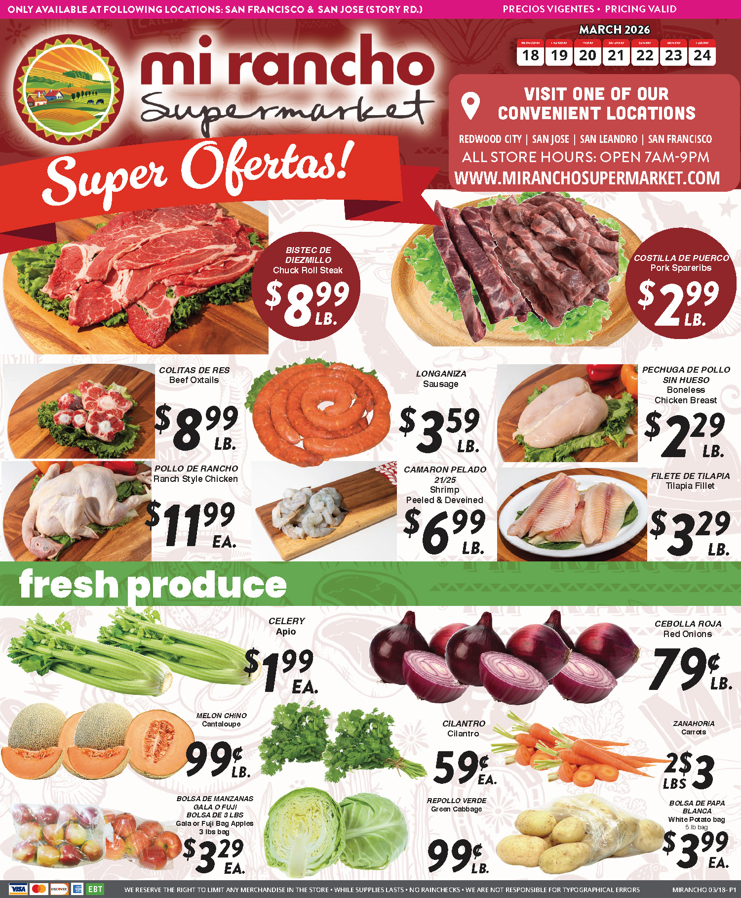 Weekly Ad Page 1