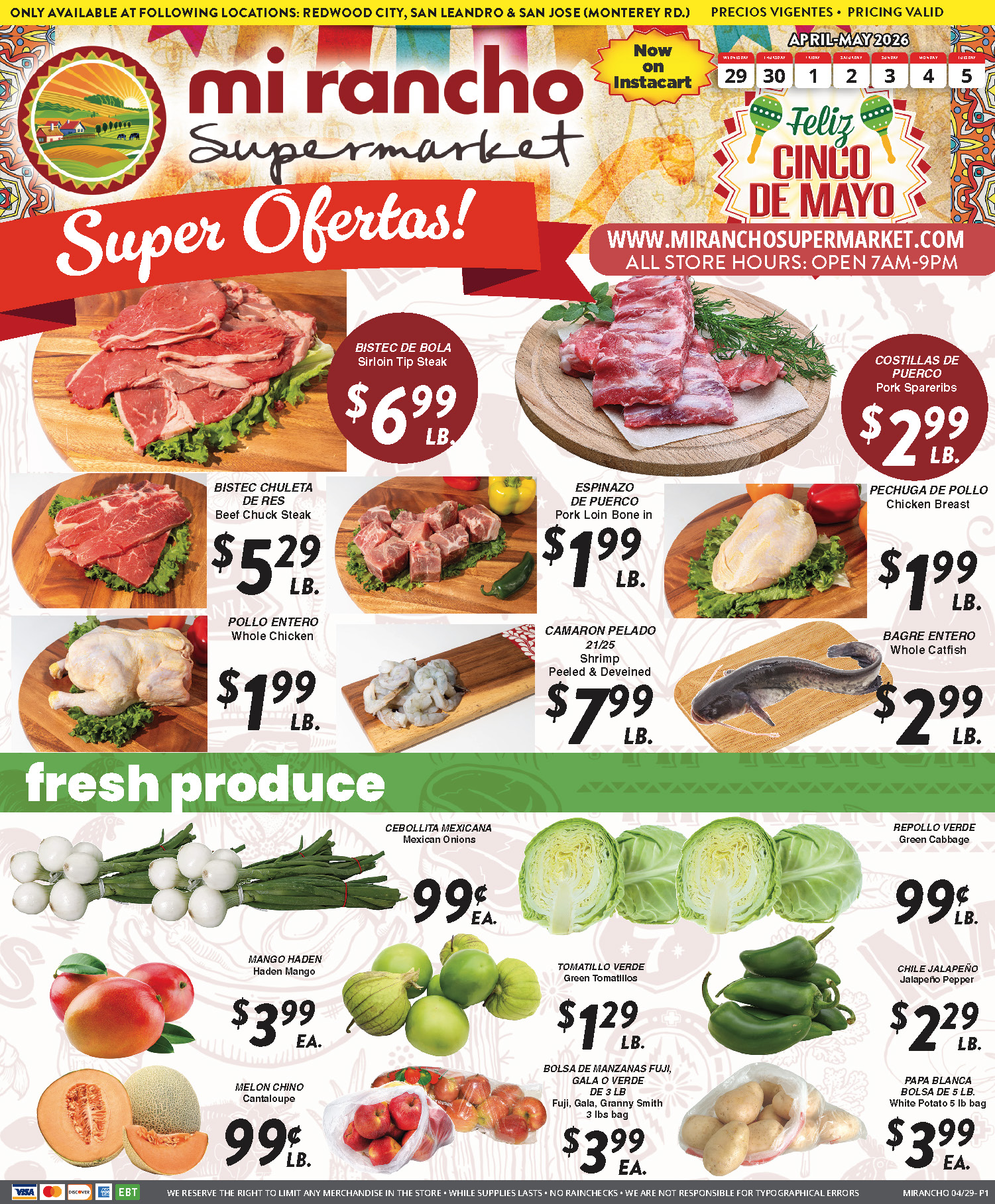 Weekly Ad Page 1