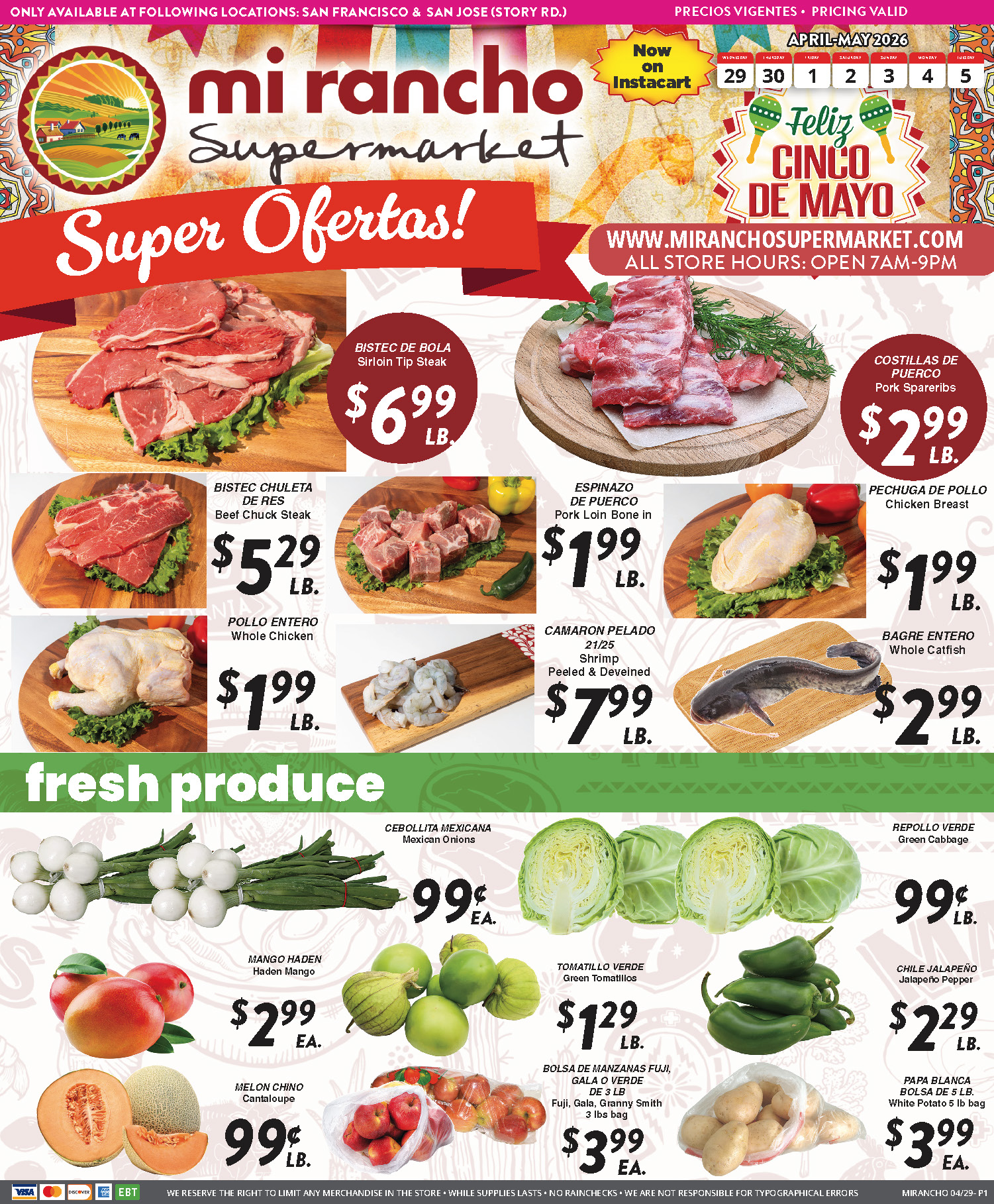 Weekly Ad Page 1