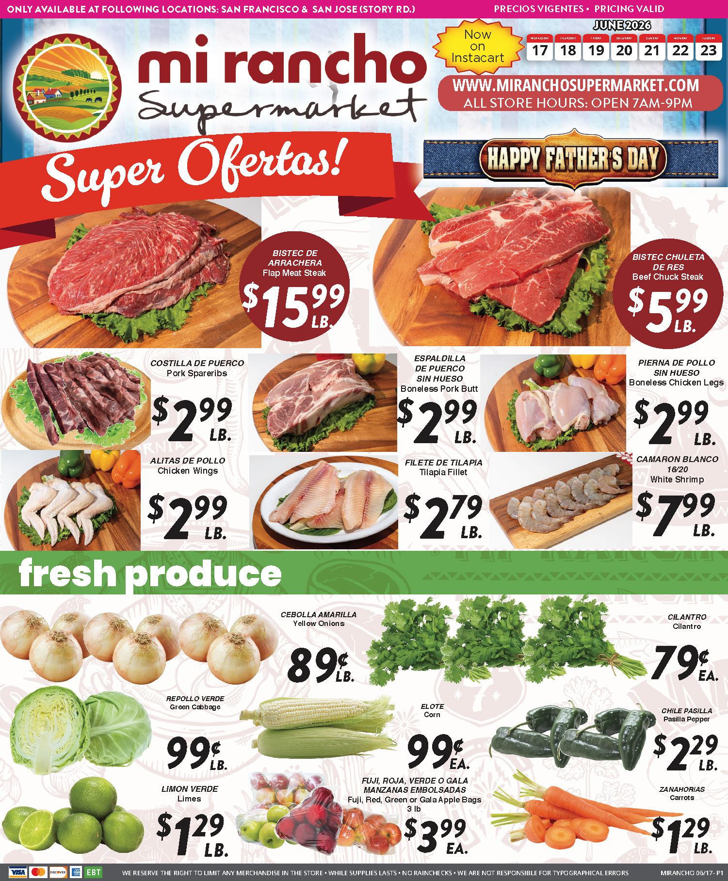 Weekly Ad Page 1