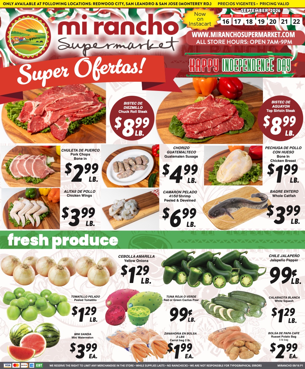 Weekly Ad Page 1