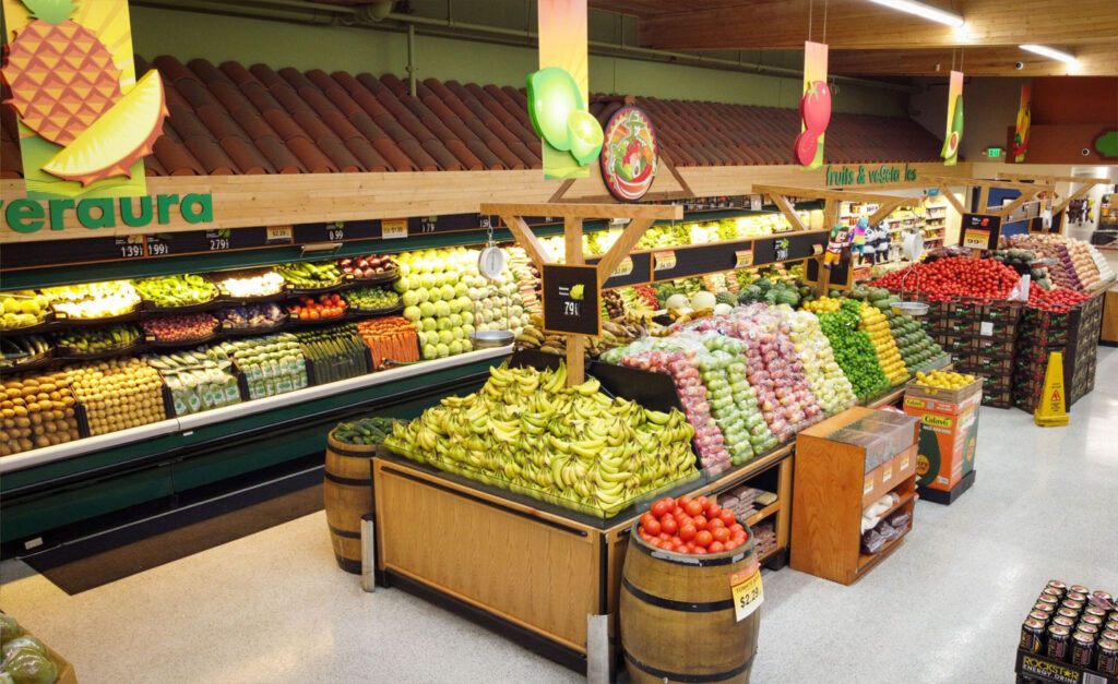 Mi rancho Supermarket Produce department