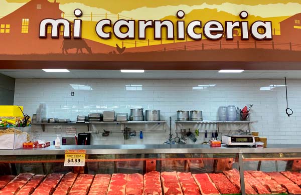 Mi rancho Supermarket Meat department